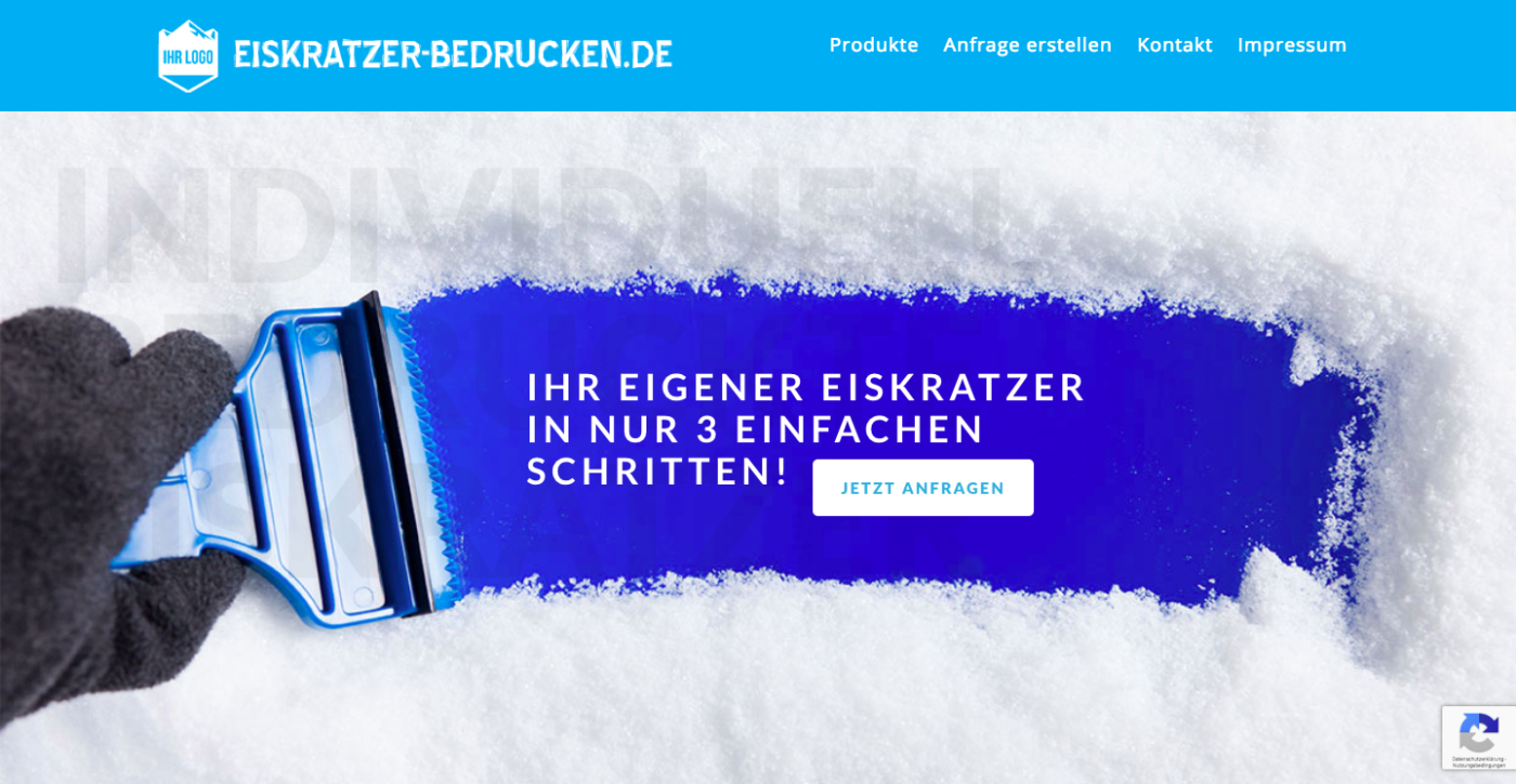 Eiskratzer bedrucken